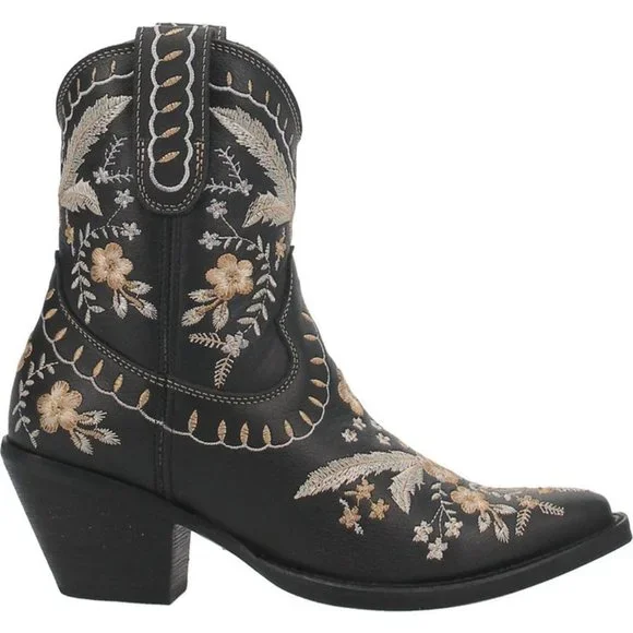 DINGO WOMEN'S PRIMROSE EMBROIDERED FLORAL WESTERN BOOTIES -10 - Picture 5 of 7